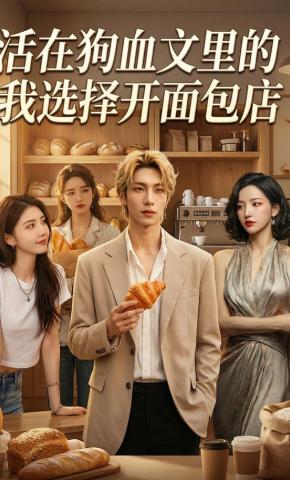 短剧《活在狗血文里的我选择开面包店》海报