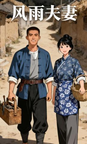 短剧《风雨夫妻》海报