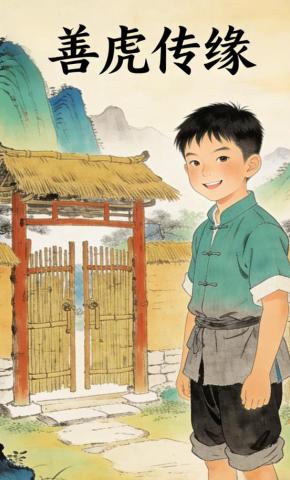 短剧《善虎传缘》海报