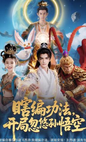 短剧《瞎编功法，开局忽悠孙悟空》海报