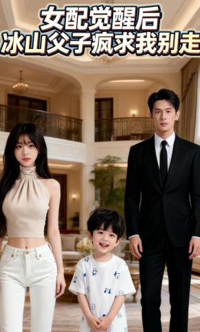 短剧《女配觉醒后，冰山父子疯求我别走》海报