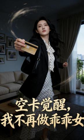 短剧《空卡觉醒，我不再做乖乖女》海报