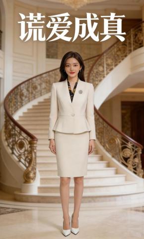 短剧《谎爱成真》海报