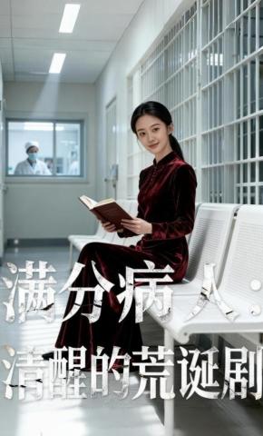 短剧《满分病人：清醒的荒诞剧》海报