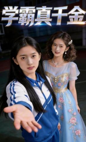 短剧《学霸真千金》海报