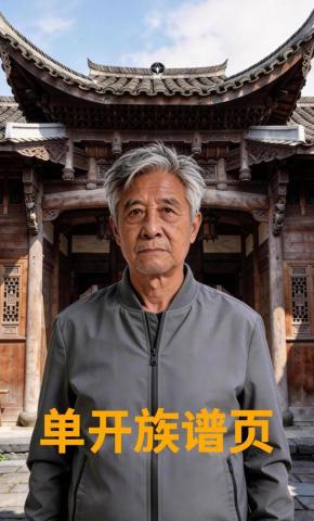 短剧《单开族谱页》海报