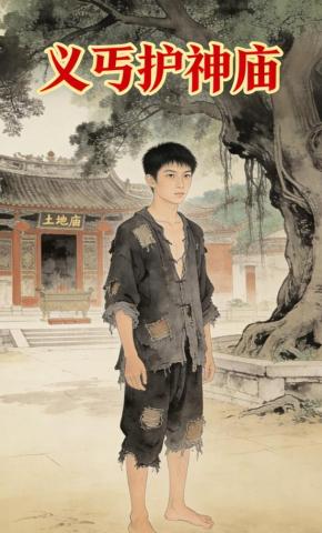 短剧《义丐护神庙》海报