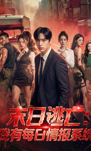 短剧《末日逃亡：我有每日情报系统》海报