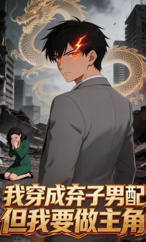 短剧《我穿成弃子男配但我要做主角》海报