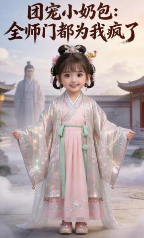 短剧《团宠小奶包：全师门都为我疯了》海报