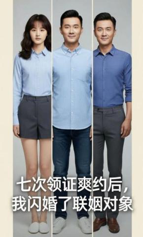 短剧《七次领证爽约后，我闪婚了联姻对象》海报