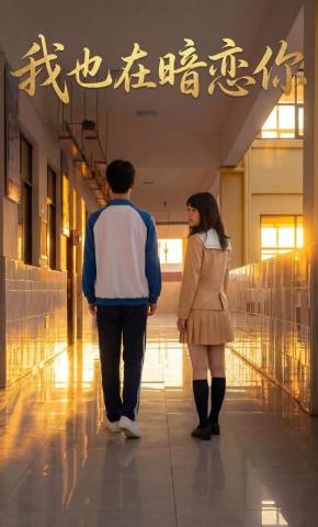 短剧《我也在暗恋你》海报