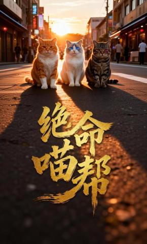 短剧《绝命喵帮》海报