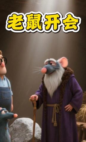 短剧《老鼠开会》海报