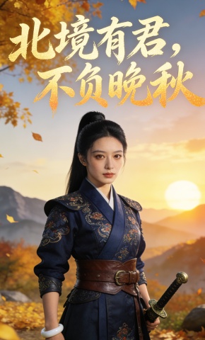 短剧《北境有君，不负晚秋》海报