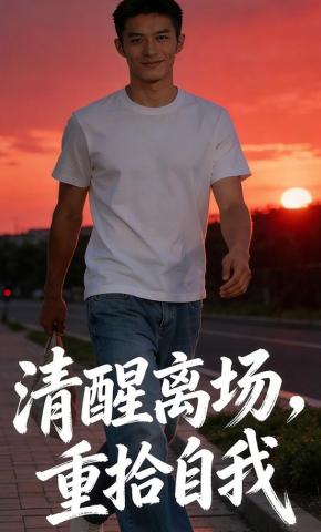 短剧《清醒离场，重拾自我》海报
