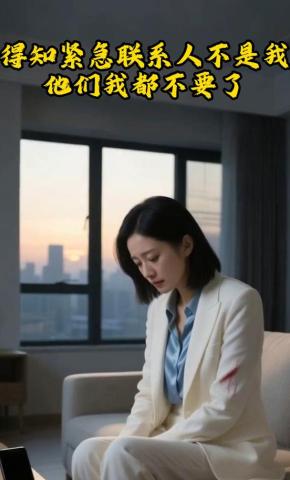 短剧《得知紧急联系人不是我，他们我都不要了》海报