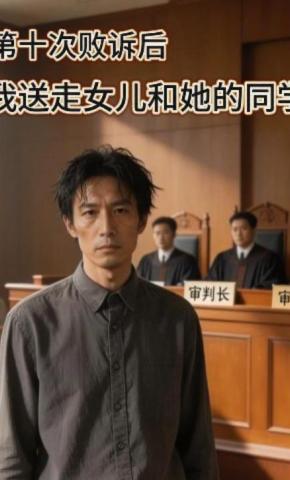 短剧《第十次败诉后，我送走女儿和她的同学》海报