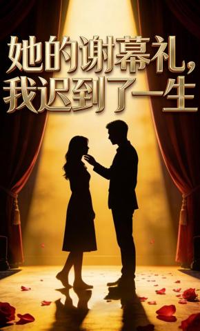 短剧《她的谢幕礼，我迟到了一生》海报