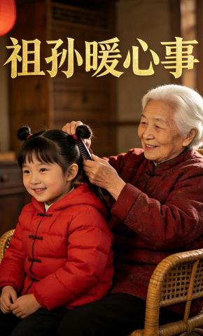 短剧《祖孙暖心事》海报