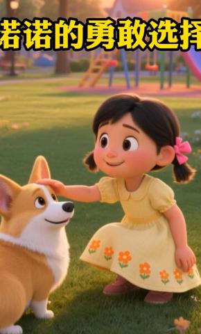 短剧《诺诺的勇敢选择》海报
