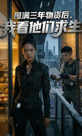 短剧《囤满三年物资后，我看他们求生》海报