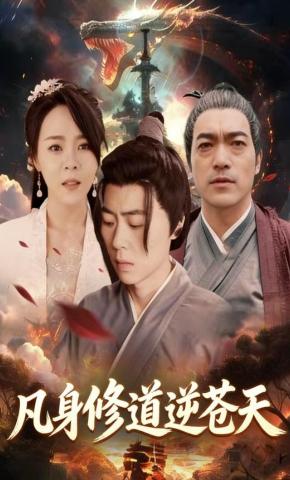 短剧《凡身修道逆苍天》海报