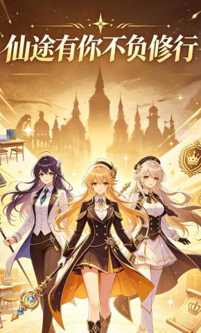 短剧《仙途有你不负修行》海报