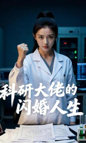 短剧《科研大佬的闪婚人生》海报