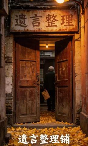 短剧《遗言整理铺》海报