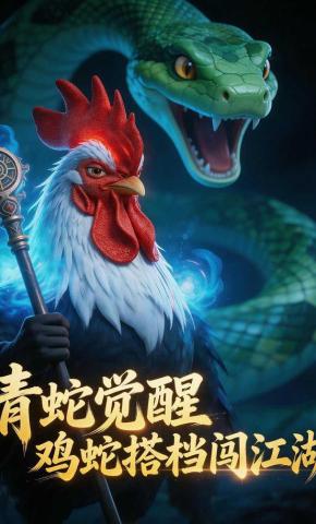 短剧《青蛇觉醒鸡蛇搭档闯江湖》海报