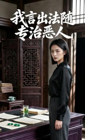 短剧《我言出法随专治恶人》海报