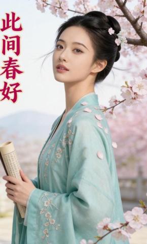 短剧《此间春好》海报