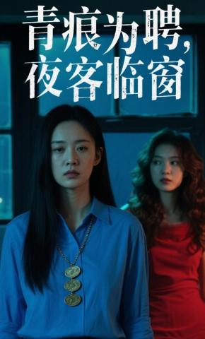 短剧《青痕为聘，夜客临窗》海报