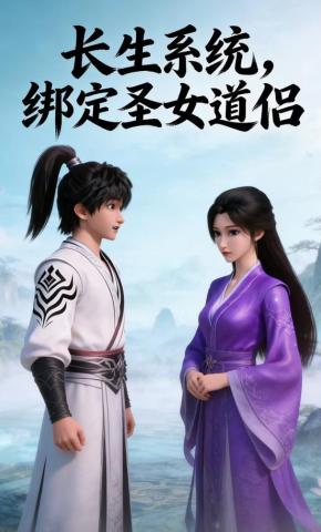 短剧《长生系统，绑定圣女道侣》海报