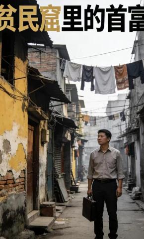 短剧《贫民窟里的首富》海报