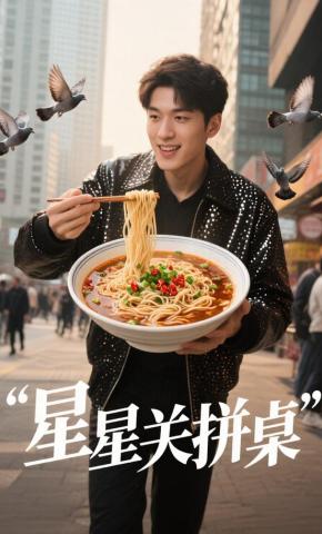 短剧《星星关拼桌》海报