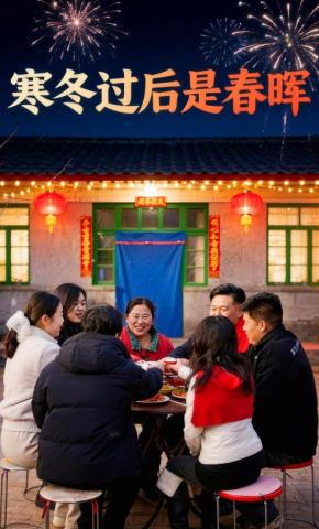 短剧《寒冬过后是春晖》海报