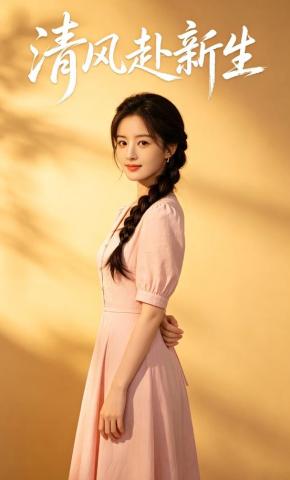 短剧《清风赴新生》海报