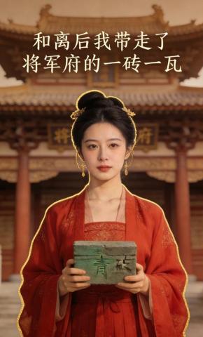 短剧《和离后我带走了将军府的一砖一瓦》海报