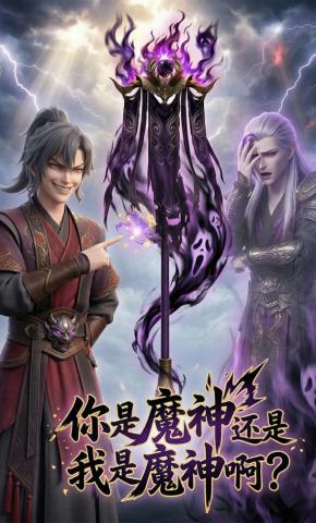 短剧《你是魔神还是我是魔神啊？》海报