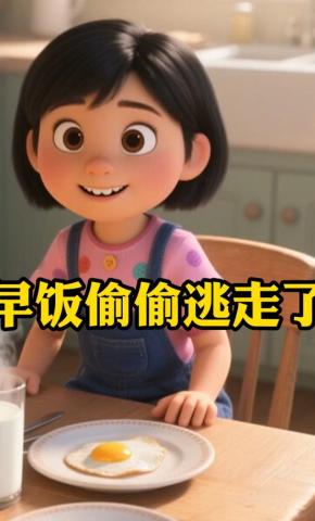 短剧《早饭偷偷逃走了》海报