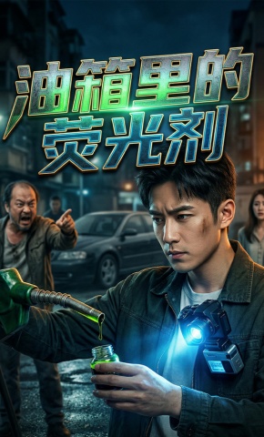 短剧《油箱里的荧光剂》海报