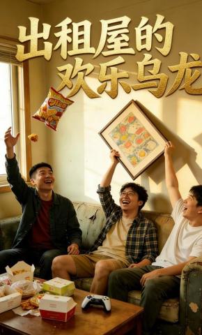 短剧《出租屋的欢乐乌龙》海报