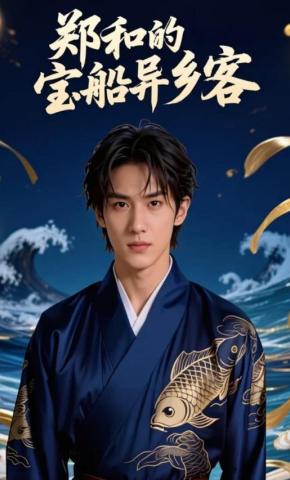 短剧《郑和的宝船异乡客》海报