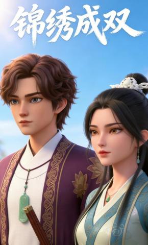短剧《锦绣成双》海报