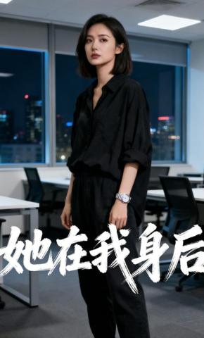 短剧《她在我身后》海报