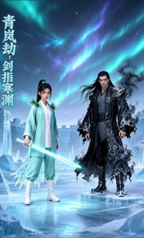 短剧《青岚劫：剑指寒渊》海报