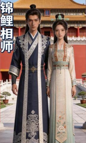 短剧《锦鲤相师》海报