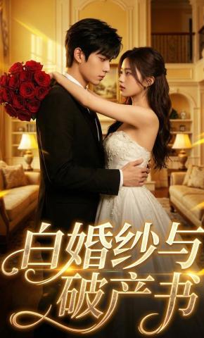 短剧《白婚纱与破产书》海报